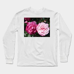 Pink Rose Photo Long Sleeve T-Shirt